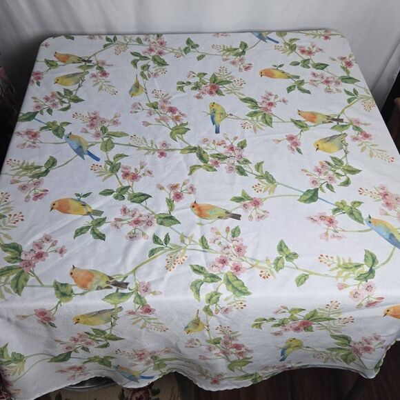 No Brand Other - Spring Summer Tablecloth with Birds‎